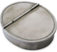 Match Oval Lidded Cigar Ash Tray, Pewter