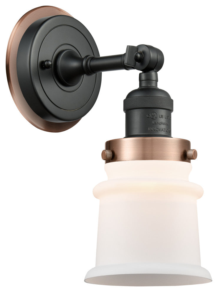INNOVATIONS LIGHTING 203BK-BPAC-HRAC-G181S 1 Light Mixed Metals Sconce