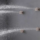Fontana Mugla 22" Brushed Nickel LED Thermostatic Waterfall Rain Shower Head