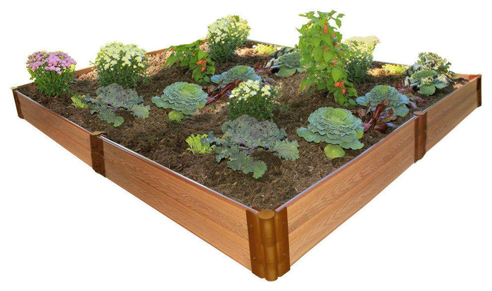 Classic Sienna Raised Garden Bed 8'x8'x11", 1" profile