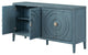 TATEUS 60" Rustic Entrance Furniture Retro Sideboard Living Room Antique Blue
