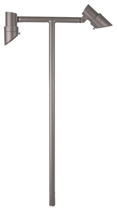 Mini Accent LED 12V Double Path-Light 3000K, Bronzed Brass
