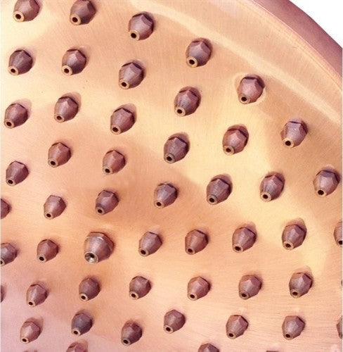Rainfall Showerhead, Antique Red Copper