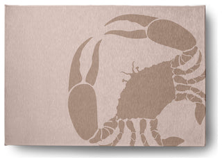 Crab Dip Nautical Chenille Rug