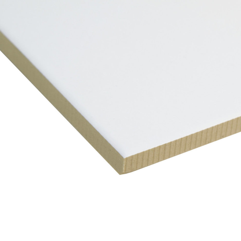 Klavier Matte White Porcelain Floor and Wall Tile