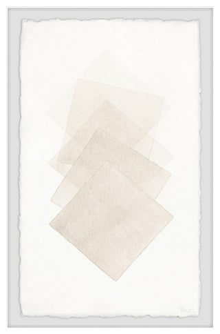 "Diamond Squares" Framed Painting Print, 30"x45"