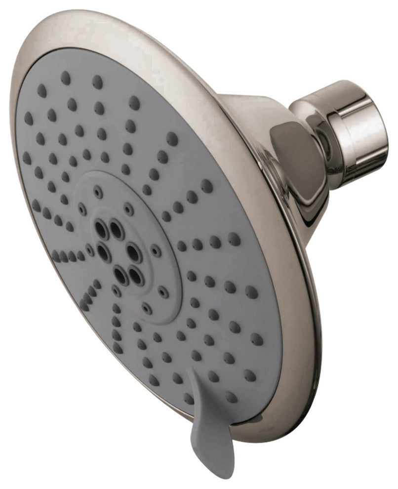Showerscape 5 Function 5" 1.75GPM ABS Shower Head w/ABS Bal-Jnt, Brushed Nickel