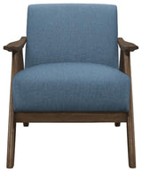 Lexicon Elle Accent Chair with Arm Rest in Blue