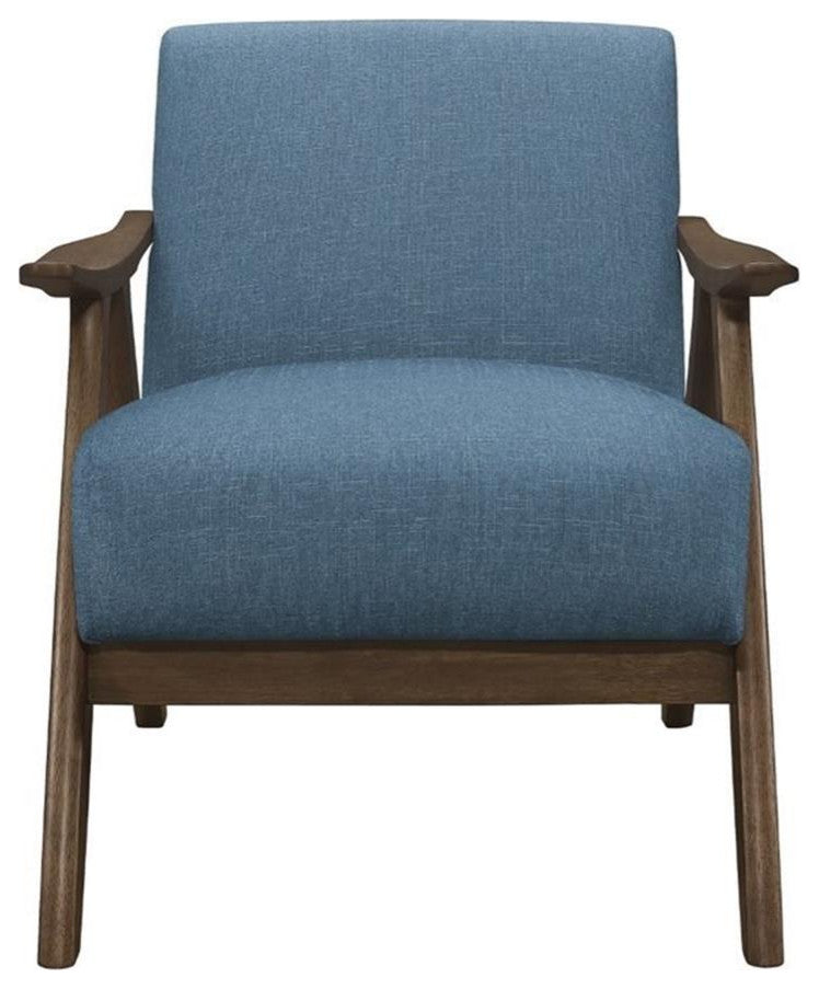 Lexicon Elle Accent Chair with Arm Rest in Blue