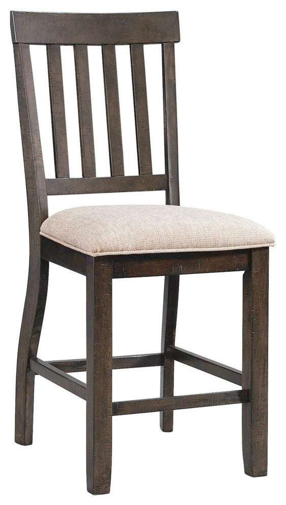 Picket House Furnishings Stanford Counter Slat Back Side Chair Set