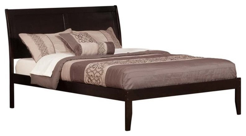 Portland Open Foot Bed, Espresso, Queen