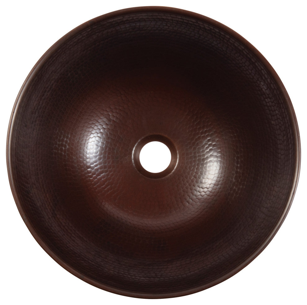 Hubble 14" Vessel Bathroom Sink in Copper