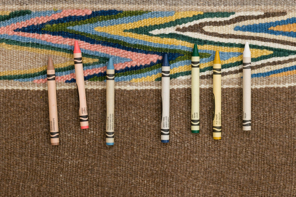 New Handwoven Turkish Kilim Rug 8' 11" x 11' 7", 107 in. x 139 in.