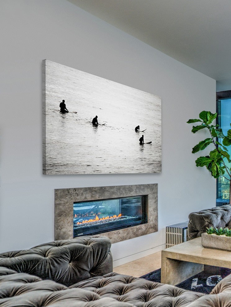 "The Tranquil Wait" Painting Print on Wrapped Canvas
