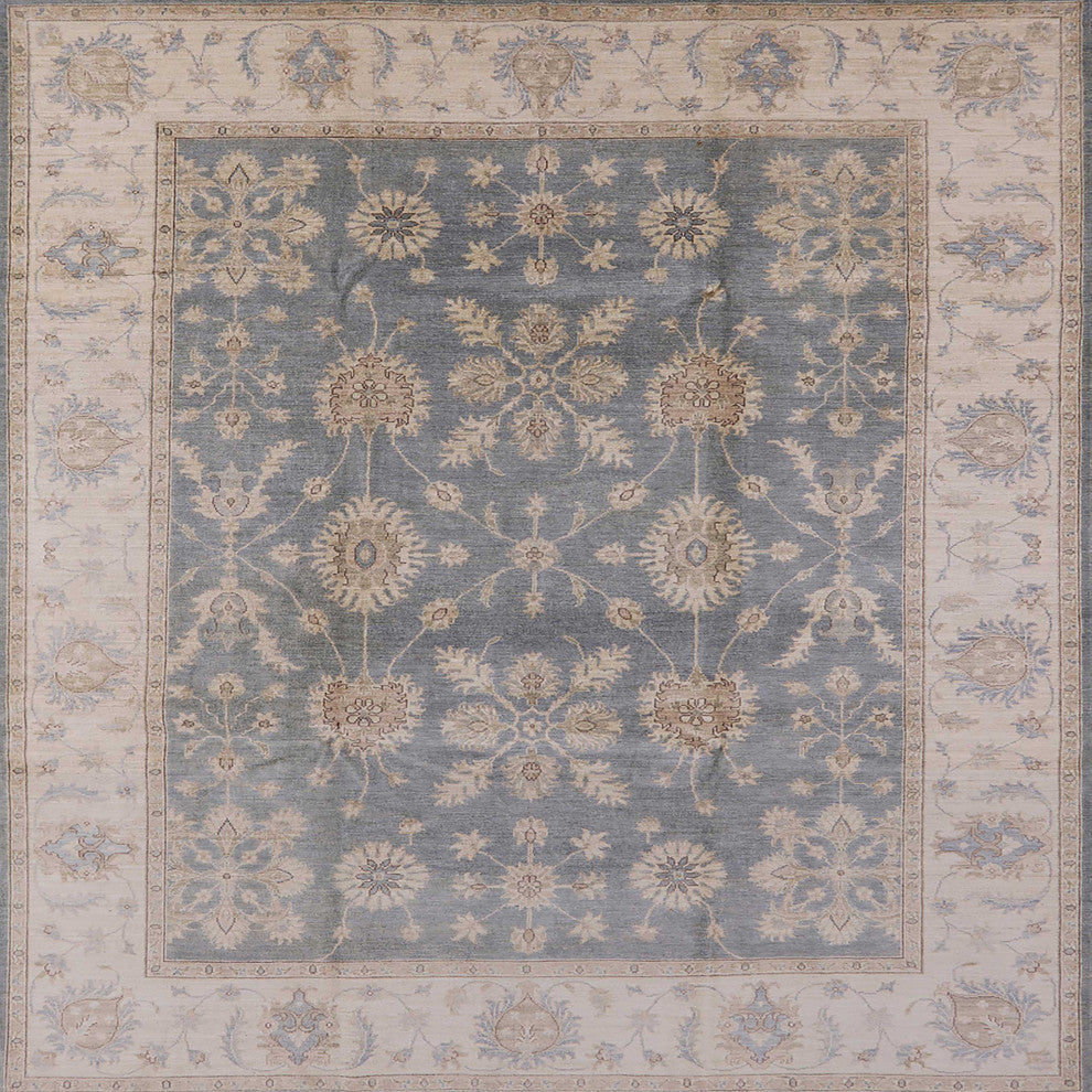 Ahgly Company Indoor Square Mid-Century Modern Area Rugs, 8' Square