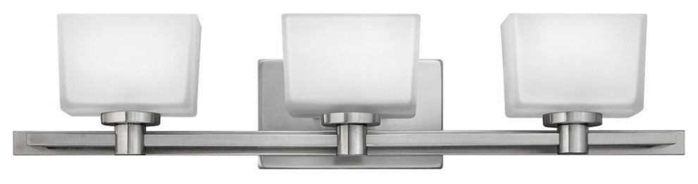 Hinkley Taylor Medium Three Light Vanity, Brushed Nickel