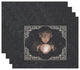 All Seeing Psychic 18"x14" Cream Halloween Print Placemat, Set of 4