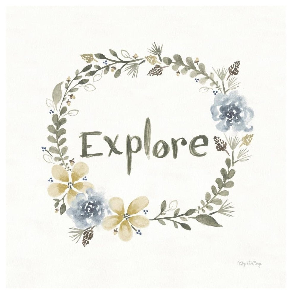 "Exploration III No Boots" Digital Paper Print by Elyse DeNeige, 26"x26"