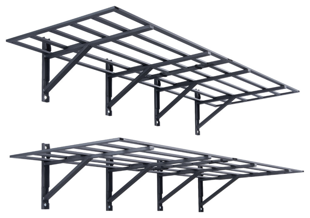 VEVOR 2PCS 6x2 ft '' Garage Storage Shelving Wall Mounted Heavy Duty Shelves Rack