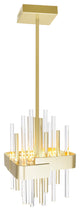 Millipede 8 in LED Satin Gold Mini Pendant