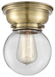 Innovations 623-1F-AB-G202-6-LED 1-Light Flush Mount, Antique Brass