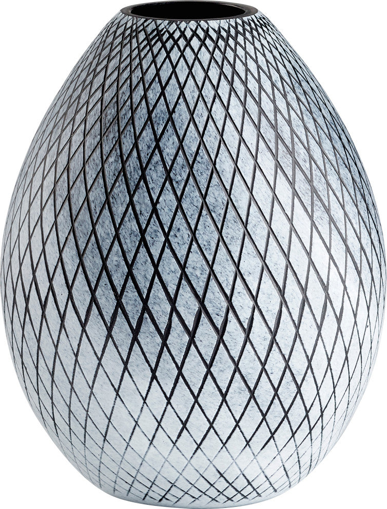 Cyan Design Medium Bozeman Vase 11094, Frosted Gray