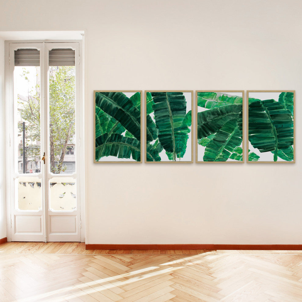 New Orleans II Quadriptych, 80x30