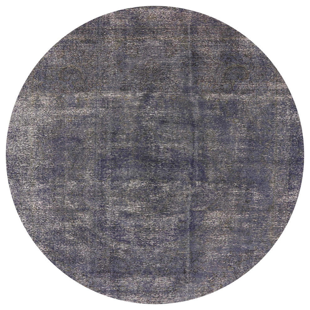 Ahgly Company Indoor Round Mid-Century Modern Area Rugs, 3' Round