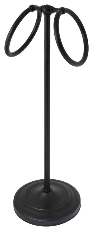 MODONA's 17" Counter Top Hand Towel Ring, Rubbed Bronze