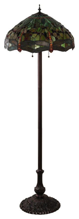 62 High Tiffany Hanginghead Dragonfly Floor Lamp