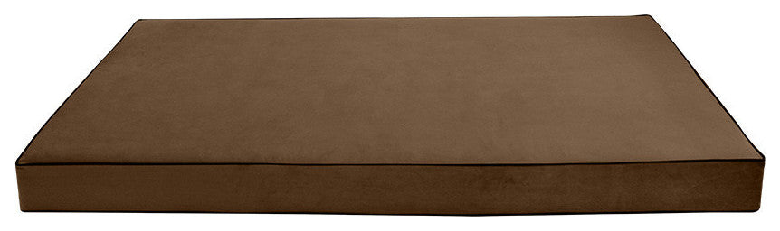 Contrast Pipe 8" Twin-XL 80x39x8 Velvet Indoor Daybed Mattress COVER ONLY-AD308