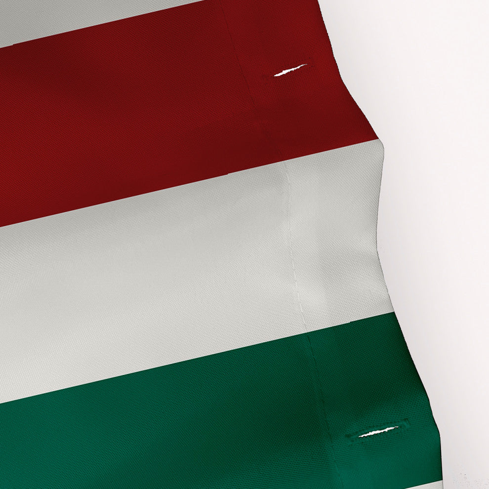 70"Wx73"L Christmas Stripes Shower Curtain, Forest Green