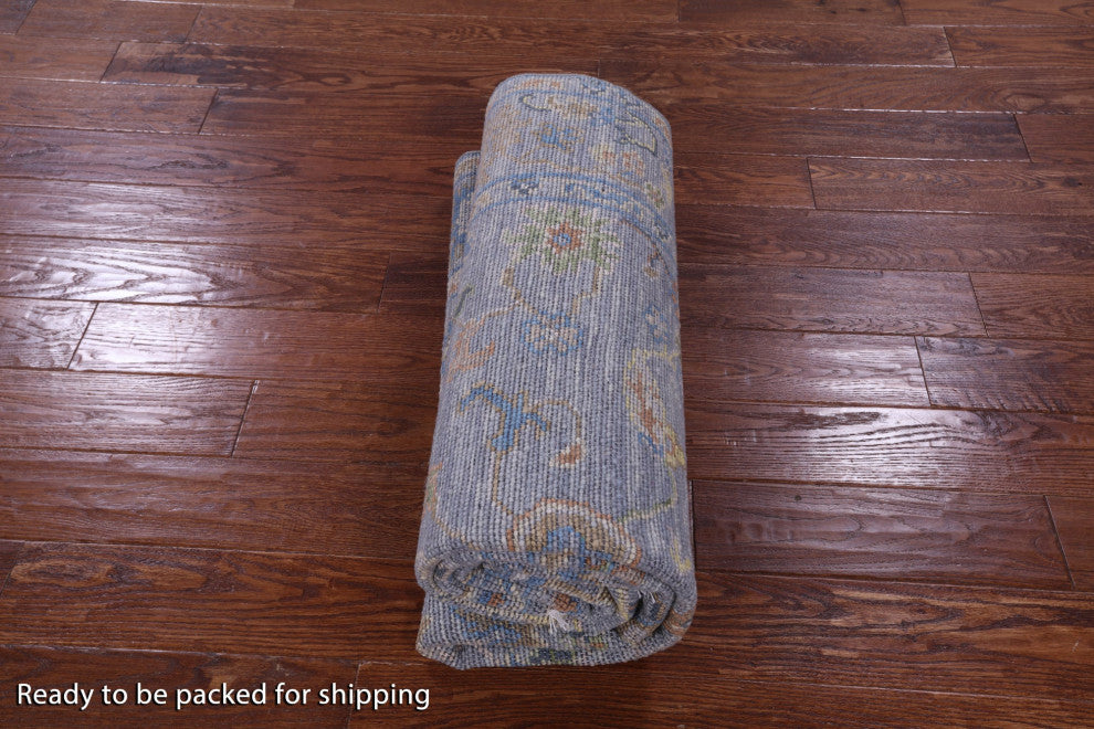 Turkish Oushak Handmade Wool Rug 5' 1" X 8' 6" - Q15351