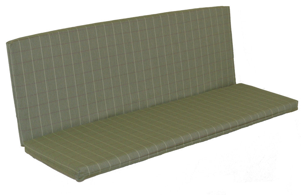 Full Bench Cushion, Cottage Green, 4 Foot