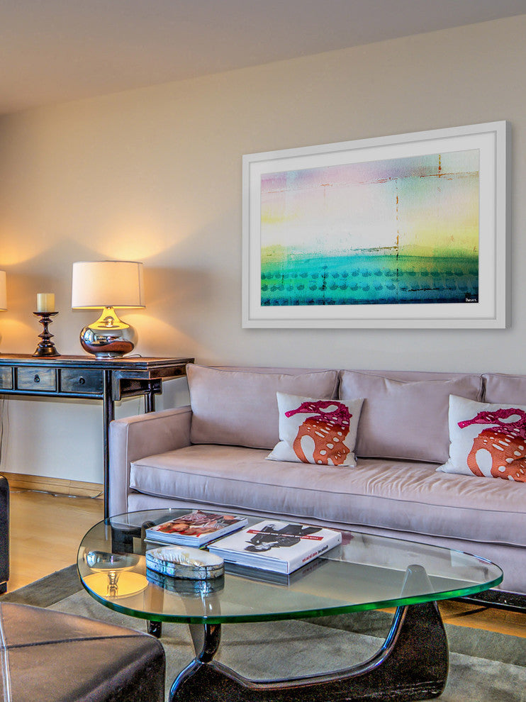 "Beach Light" Framed Painting Print, 24"x16"