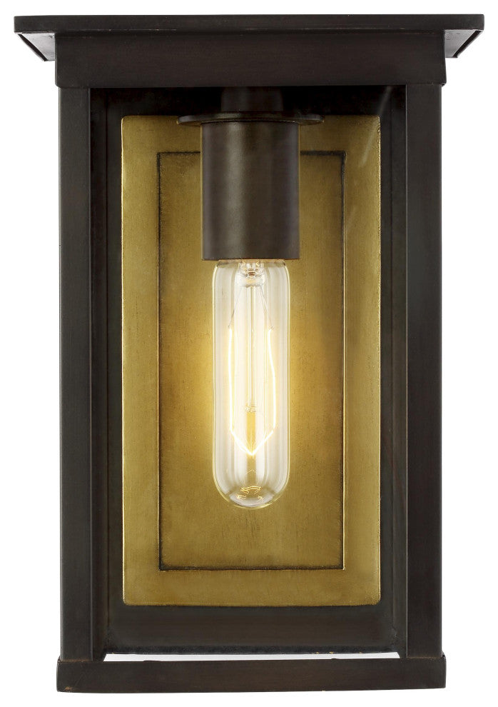 Freeport Small Outdoor Wall Lantern, Heritage Copper