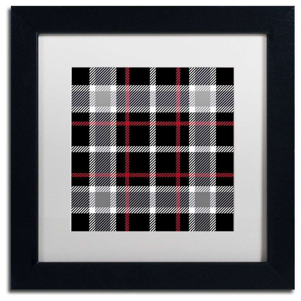 Color Bakery ''Group 05 A'' Matted Framed Art, Black Frame, White Mat, 11x11