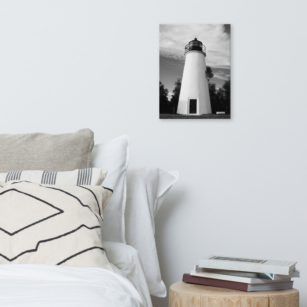 Touch the Sky Coastal Landscape Photo Canvas Wall Art Print, 12" X 16"