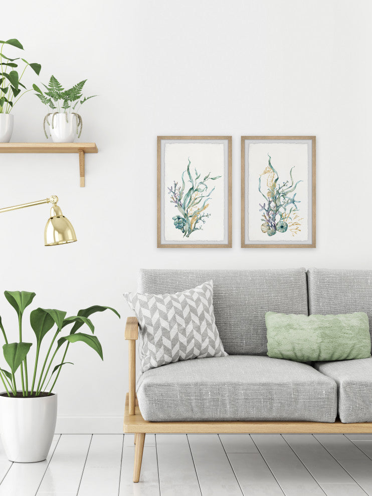Underwater Garden Diptych, 2-Piece Set, 16x24 Panels