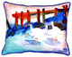 White Ibises Small Indoor/Outdoor Pillow 11x14 - Set of Two