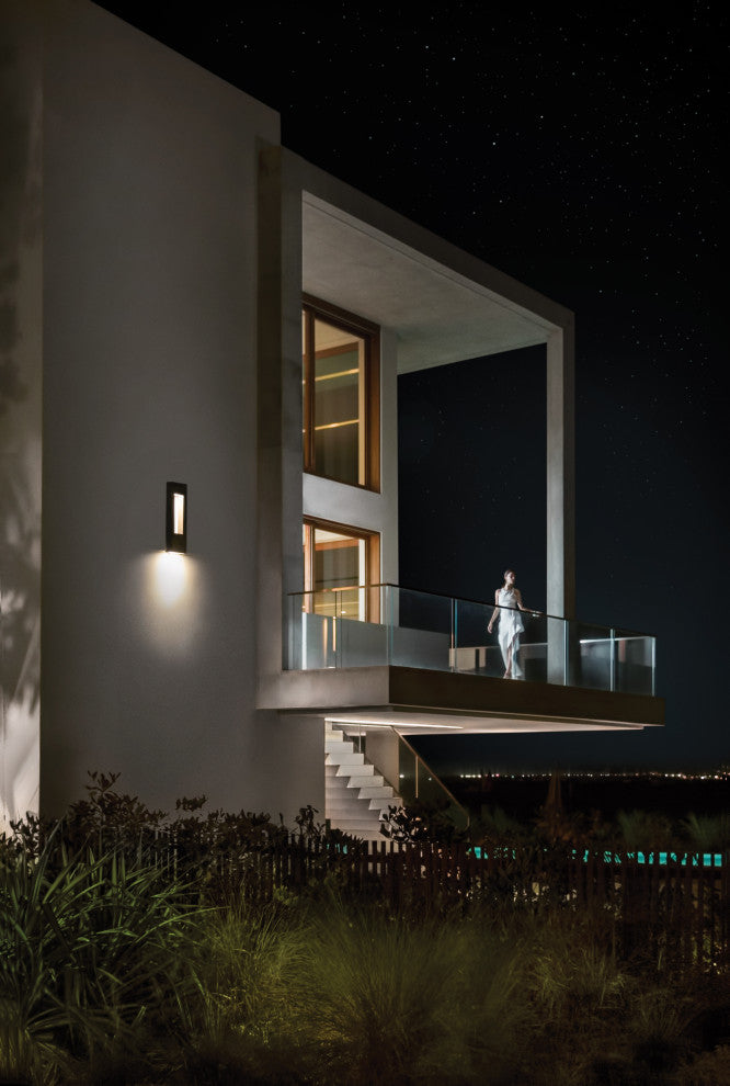 Hinkley Atlantis Extra Large Wall Mount Lantern, Satin Black