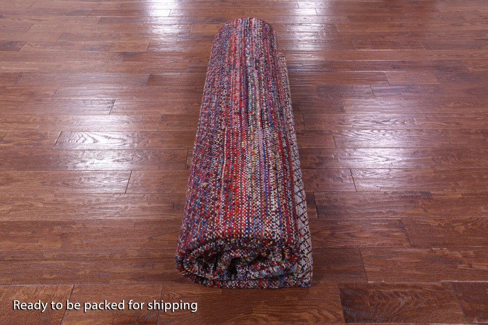 Wool & Silk Savannah Grass Hand Knotted Rug 9' 1" X 11' 7" - Q15436