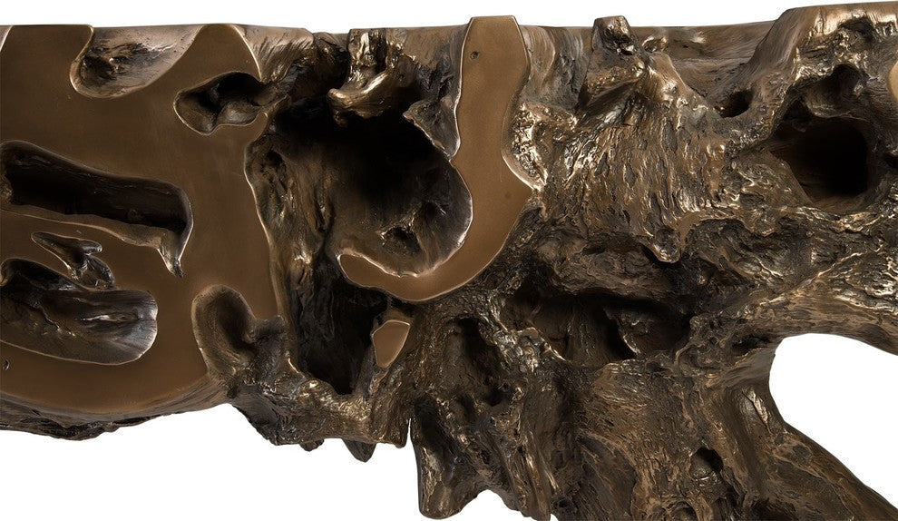 Freeform Console Table, Bronze, XL