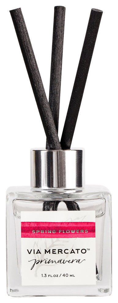 Via Mercato Primavera Petite Reed Diffuser-Spring Flowers