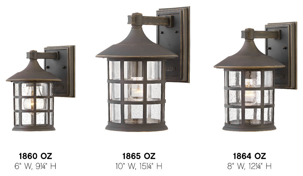 Hinkley Freeport Coastal Elements Small Wall Mount Lantern, Oil Rubbed Bronze