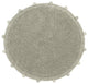 Bubbly Round Machine Washable Kids Area Rug, Olive/Natural