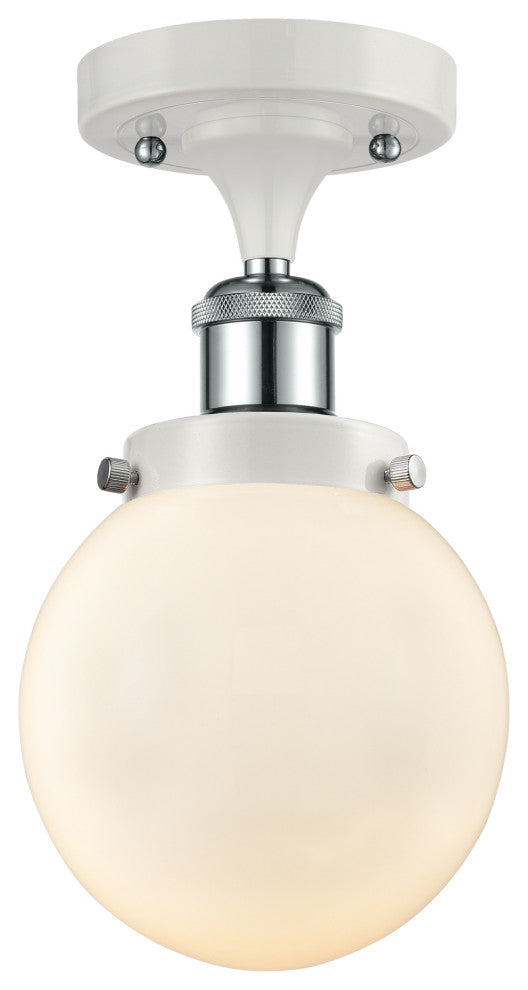 Innovations 916-1C-WPC-G201-6-LED 1-Light Semi-Flush Mount