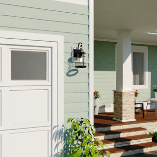 Montauk 7" Outdoor Wall Light Textured Black