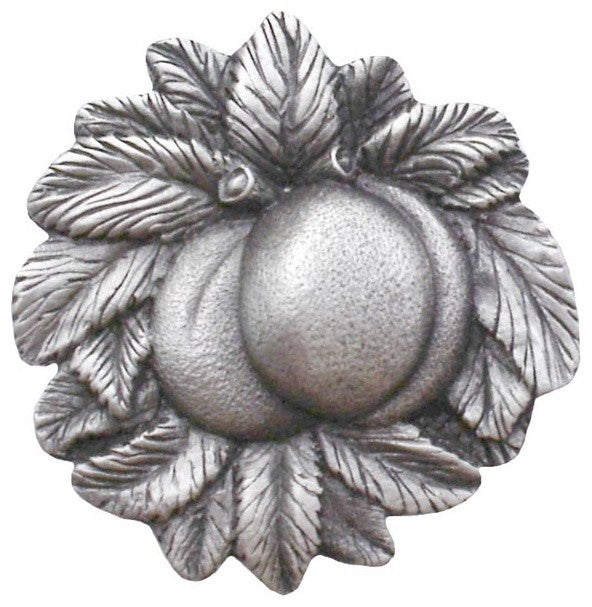 Georgia Peach Knob Antique Brass, Antique Pewter