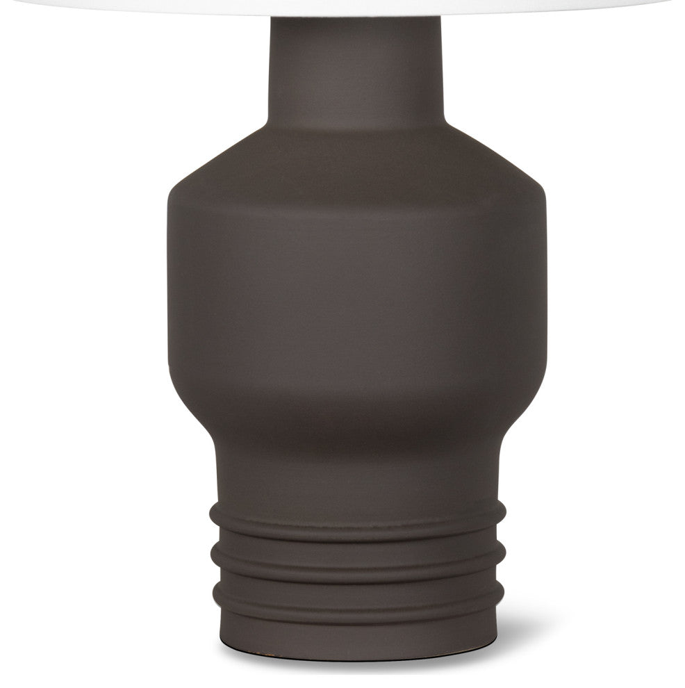 Regina Andrew Lewis Ceramic Table Lamp, Black, Black